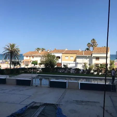 Apartamento En Complejo Residencial Con Piscina Y Garaje Frente Al Mar Valence Extérieur photo